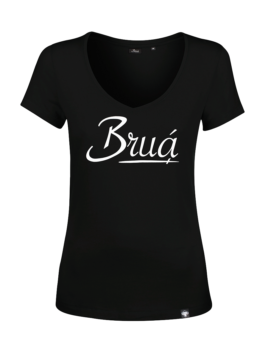 Bruá Woman Black t-shirt front
