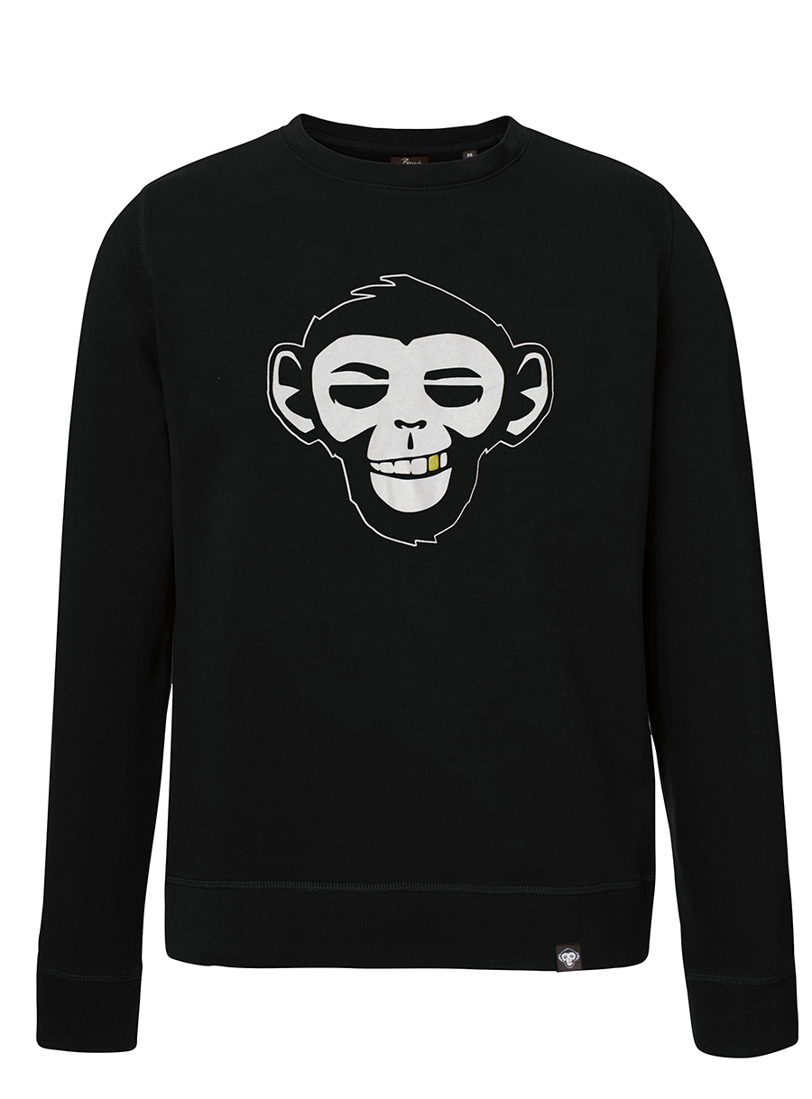 Monkey Black sweater front